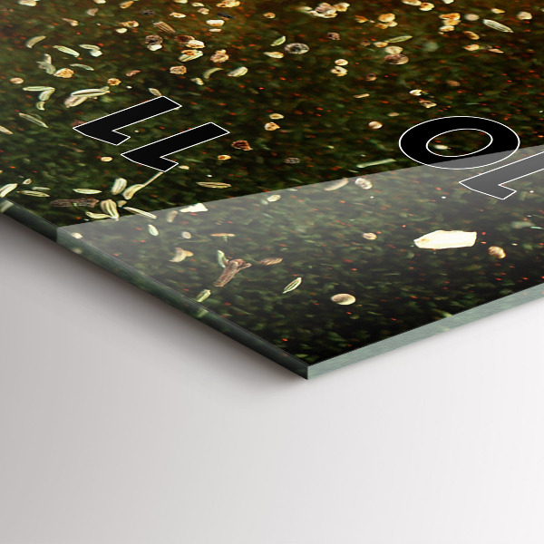 Téglalap alakú üvegóra Fűszerabsztrakció