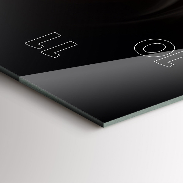 Téglalap alakú üvegóra Egy csésze kávét