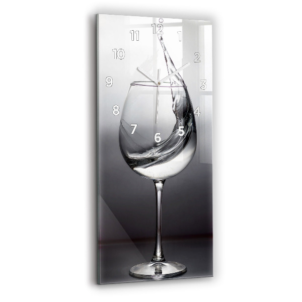 Téglalap alakú üvegóra Pohár bor