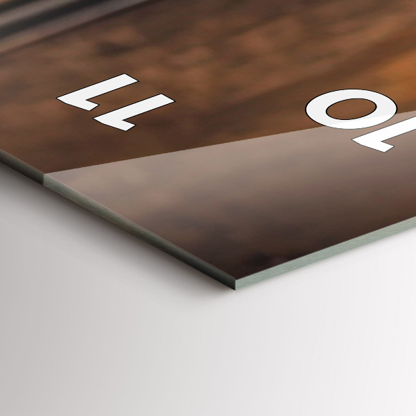 Téglalap alakú üvegóra Egy csésze kávét