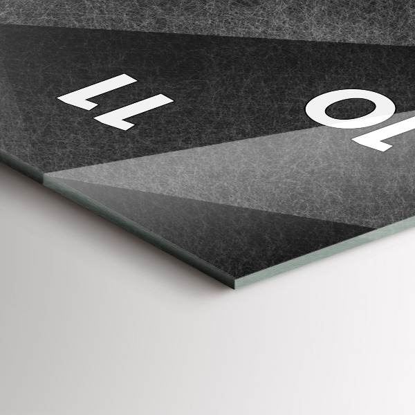 Téglalap alakú üvegóra Geometriai absztrakció