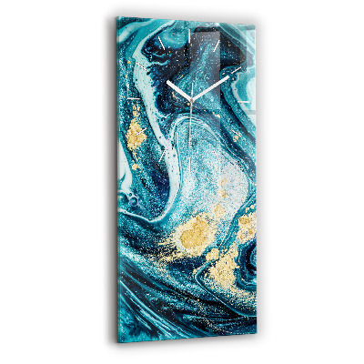 Téglalap alakú üvegóra Absztrakt márvány