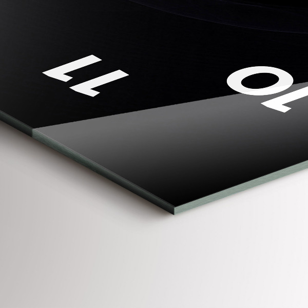 Téglalap alakú üvegóra Lila absztrakció