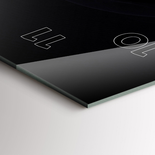 Téglalap alakú üvegóra Lila absztrakció