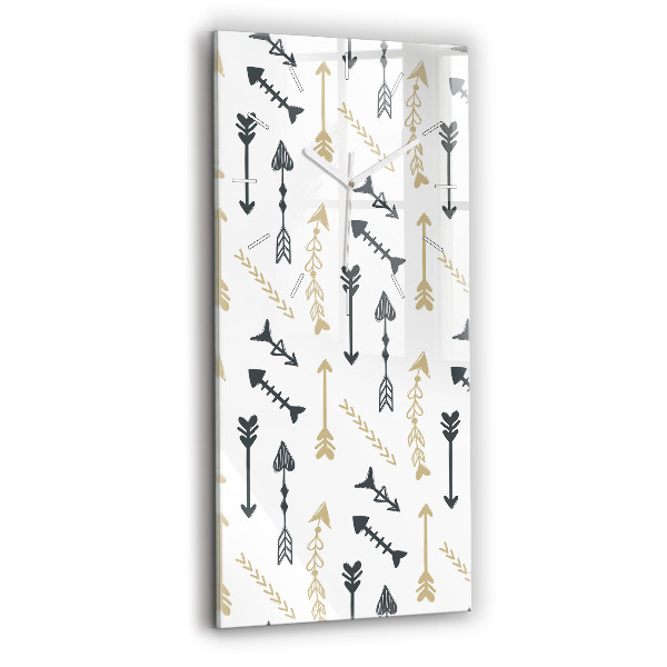 Téglalap alakú üvegóra Geometrikus csípő minta