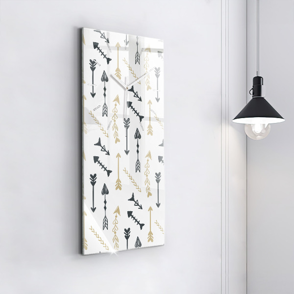 Téglalap alakú üvegóra Geometrikus csípő minta