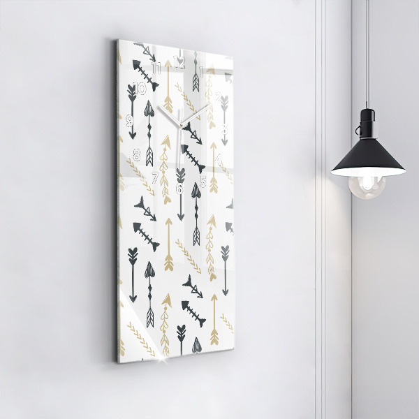 Téglalap alakú üvegóra Geometrikus csípő minta