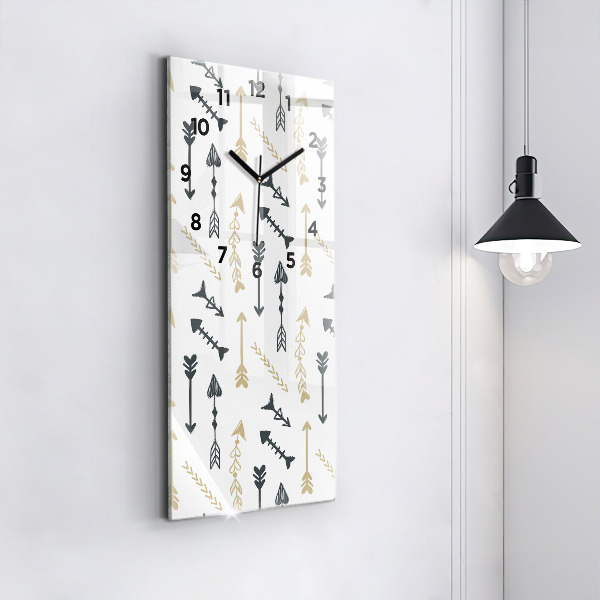 Téglalap alakú üvegóra Geometrikus csípő minta