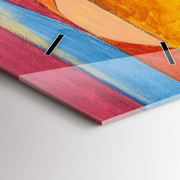 Téglalap alakú üvegóra Művészeti dekoráció absztrakció