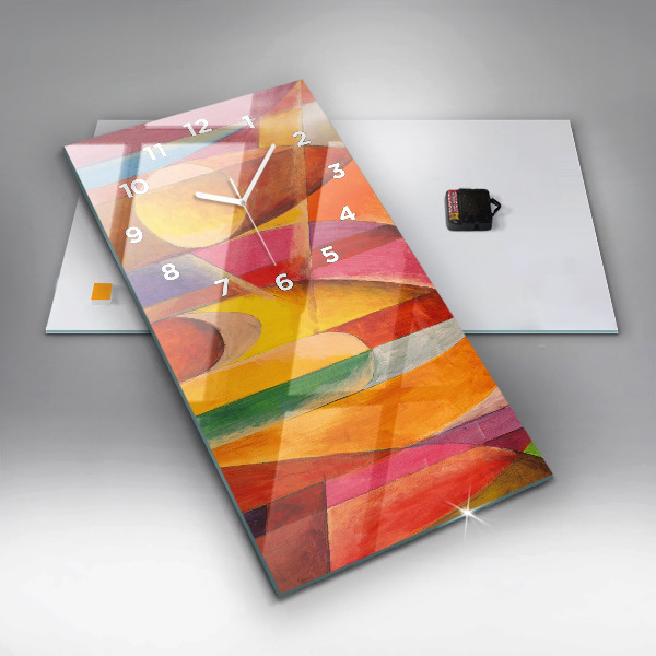 Téglalap alakú üvegóra Művészeti dekoráció absztrakció