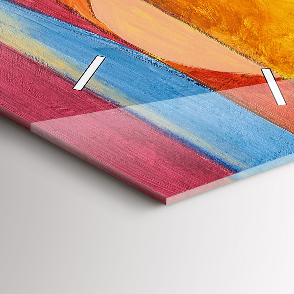 Téglalap alakú üvegóra Művészeti dekoráció absztrakció