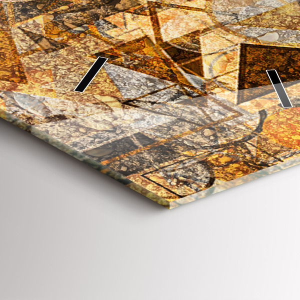 Téglalap alakú üvegóra Geometriai formák