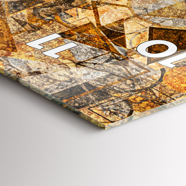 Téglalap alakú üvegóra Geometriai formák