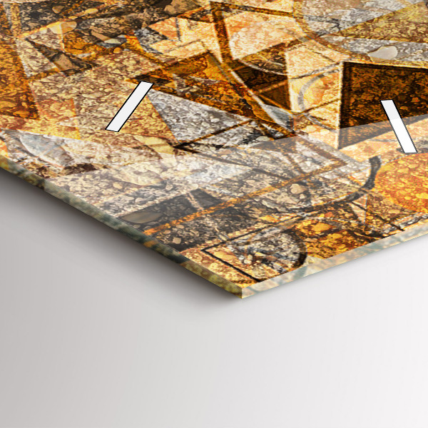 Téglalap alakú üvegóra Geometriai formák