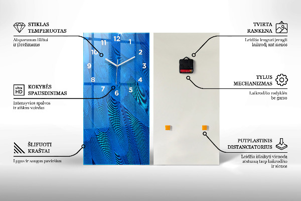 Téglalap alakú üvegóra Geometriai formák