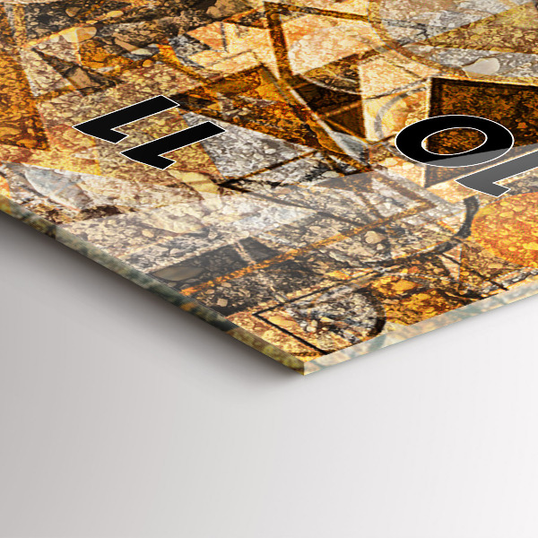 Téglalap alakú üvegóra Geometriai formák