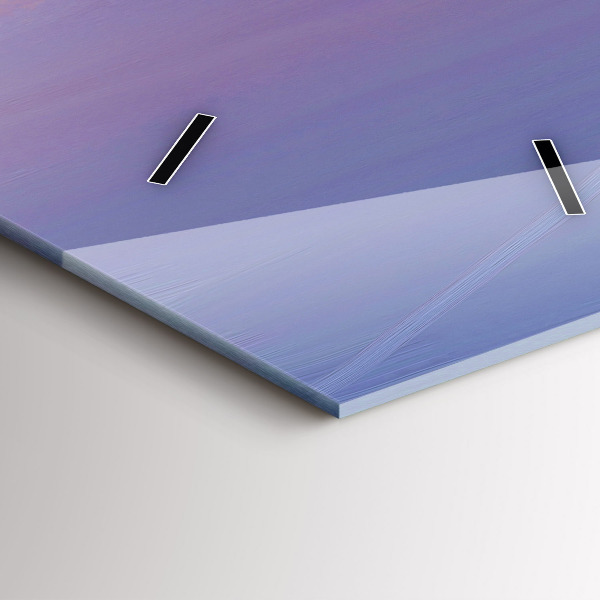 Téglalap alakú üvegóra Tengeri tájkép