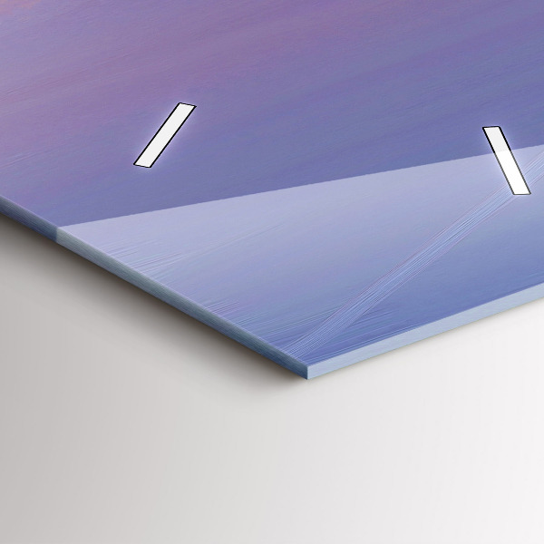 Téglalap alakú üvegóra Tengeri tájkép