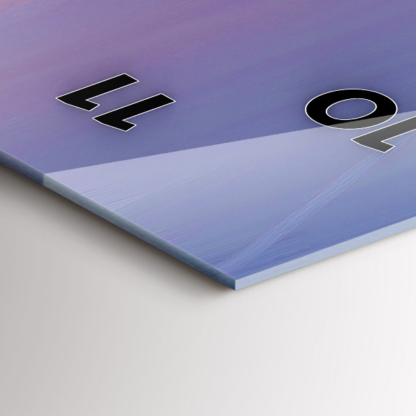 Téglalap alakú üvegóra Tengeri tájkép