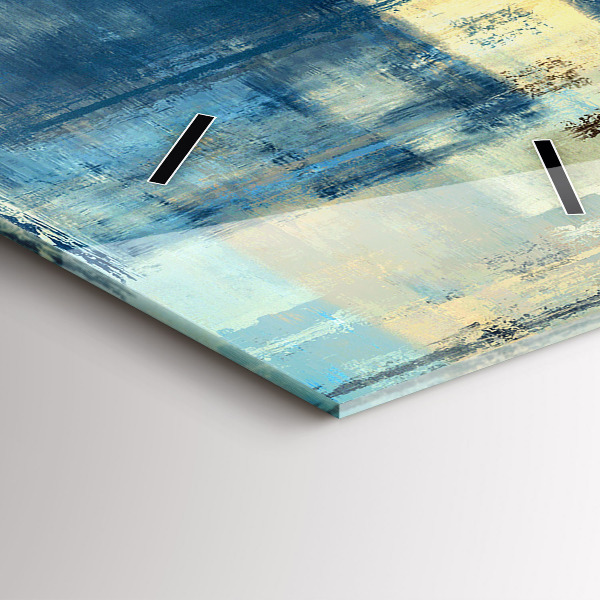 Téglalap alakú üvegóra Színes háttér - absztrakt