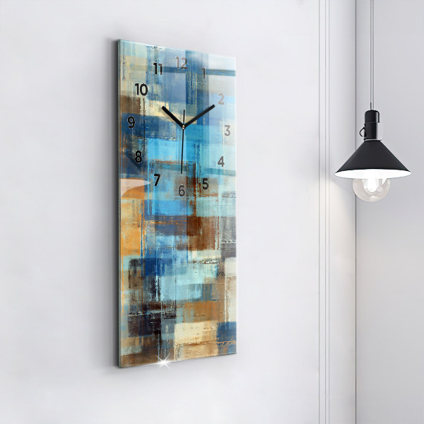 Téglalap alakú üvegóra Színes háttér - absztrakt