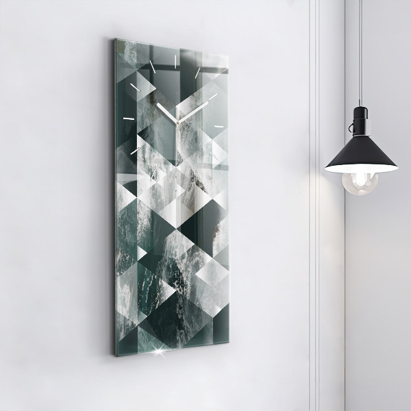 Téglalap alakú üvegóra Absztrakt tenger hullámai