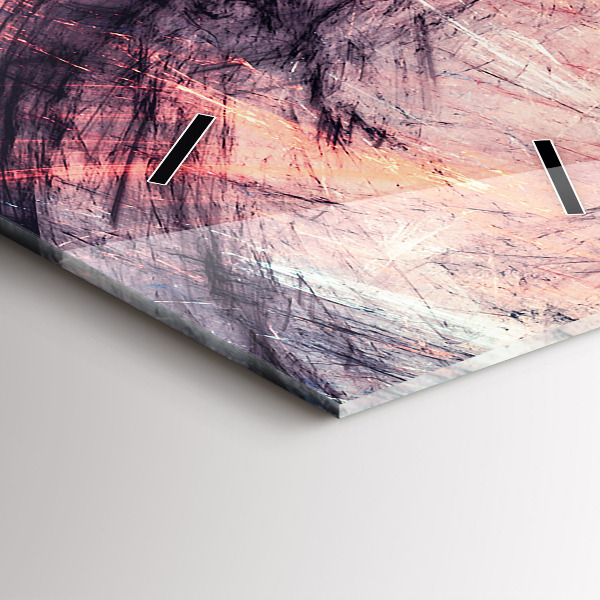 Téglalap alakú üvegóra Absztrakt festészet