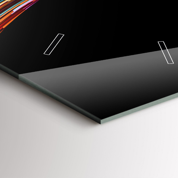 Téglalap alakú üvegóra Érzelmi művészet