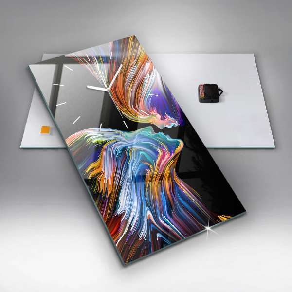 Téglalap alakú üvegóra Érzelmi művészet