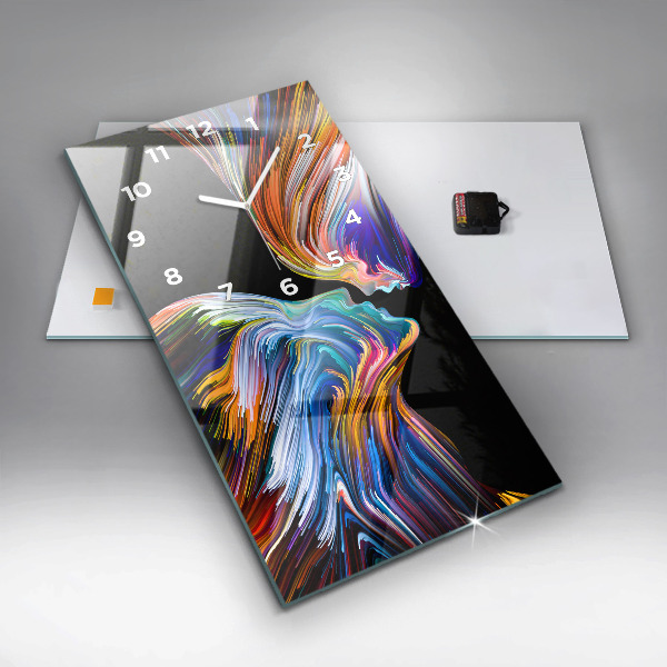 Téglalap alakú üvegóra Érzelmi művészet