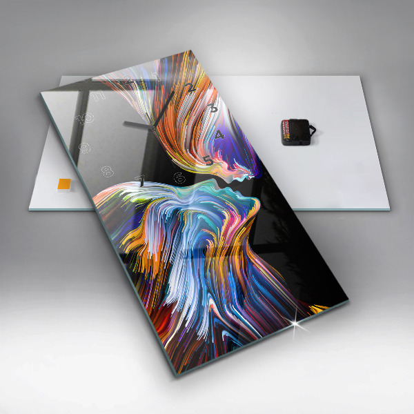 Téglalap alakú üvegóra Érzelmi művészet