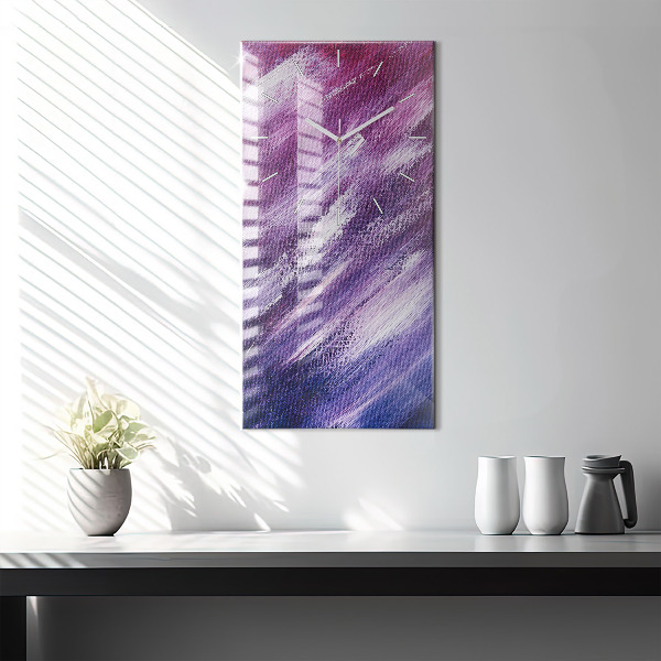 Téglalap alakú üvegóra Akril festék textúra