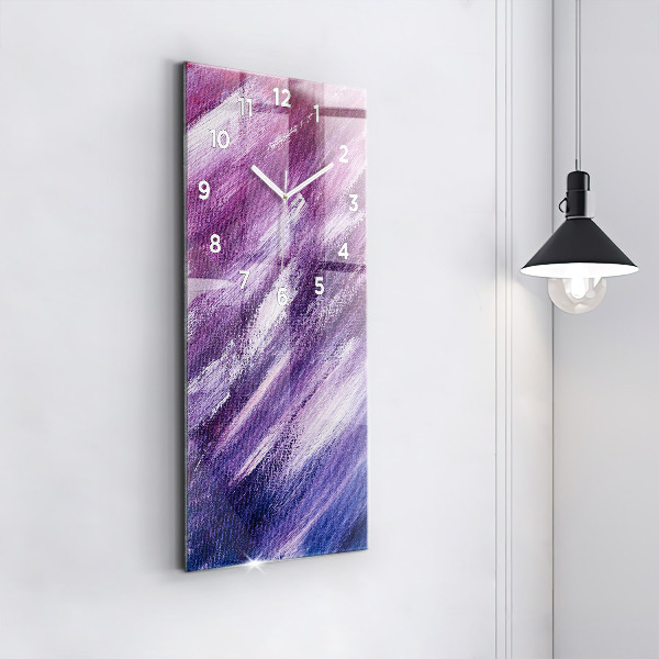 Téglalap alakú üvegóra Akril festék textúra