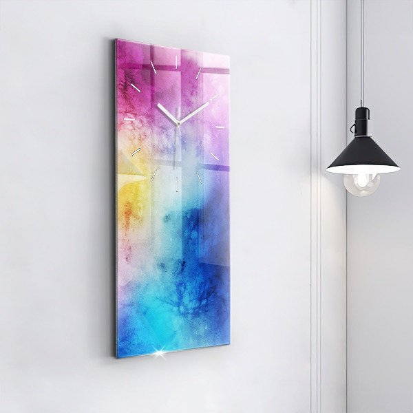 Téglalap alakú üvegóra Színes foltok