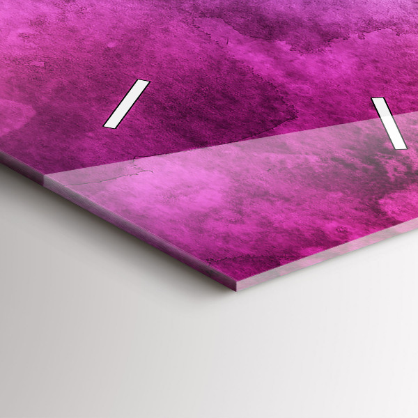 Téglalap alakú üvegóra Színes foltok