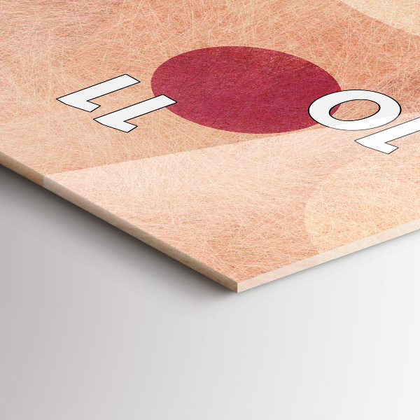 Téglalap alakú üvegóra Geometriai absztrakció