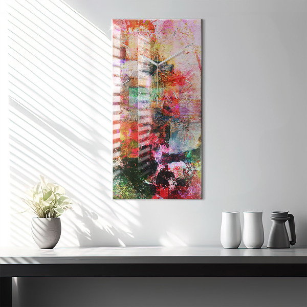 Téglalap alakú üvegóra Absztrakt kompozíció