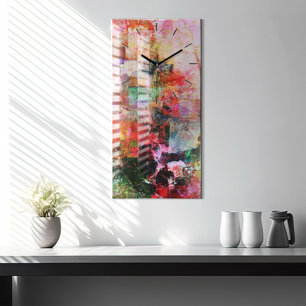 Téglalap alakú üvegóra Absztrakt kompozíció