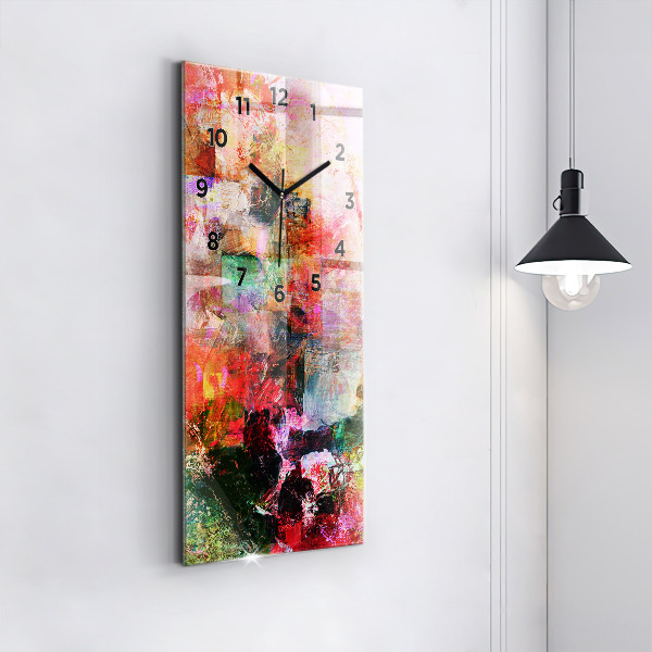 Téglalap alakú üvegóra Absztrakt kompozíció