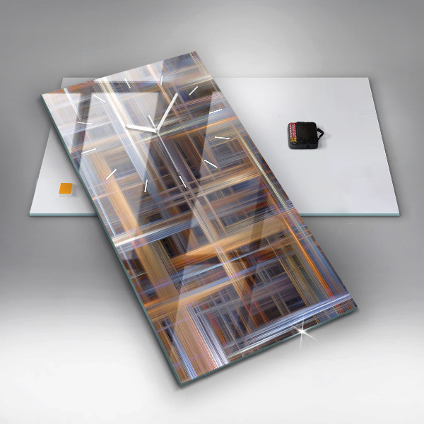 Téglalap alakú üvegóra Absztrakt geometria