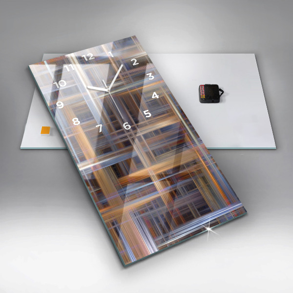 Téglalap alakú üvegóra Absztrakt geometria