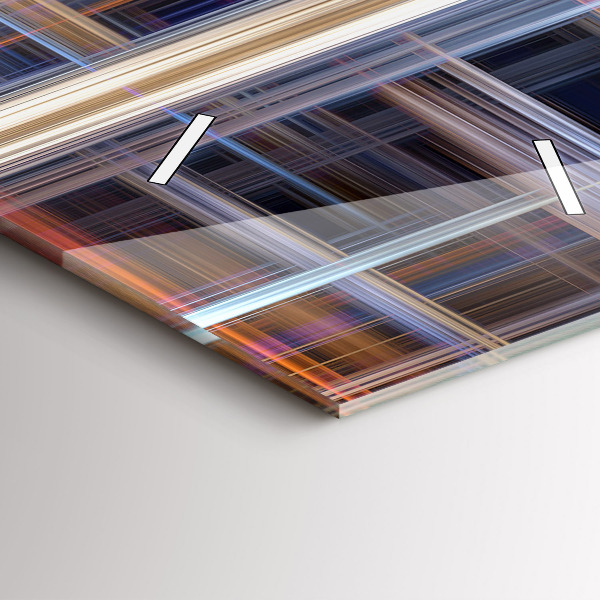 Téglalap alakú üvegóra Absztrakt geometria