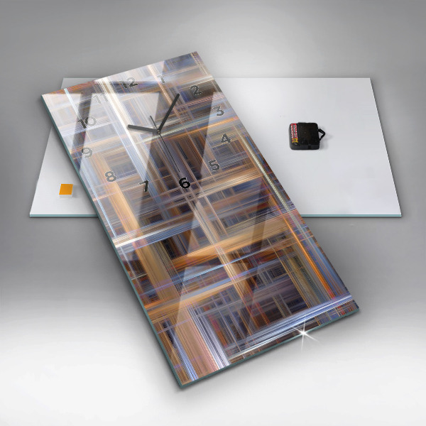 Téglalap alakú üvegóra Absztrakt geometria