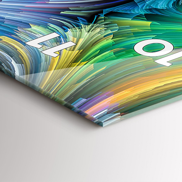 Téglalap alakú üvegóra Absztrakciós terem