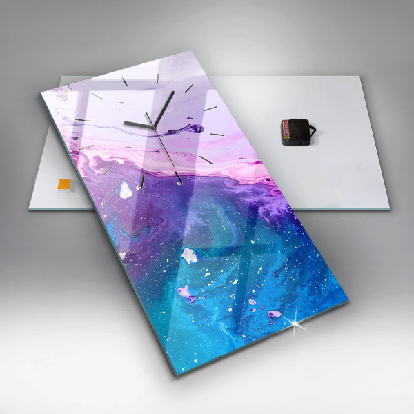 Téglalap alakú üvegóra Színes háttér