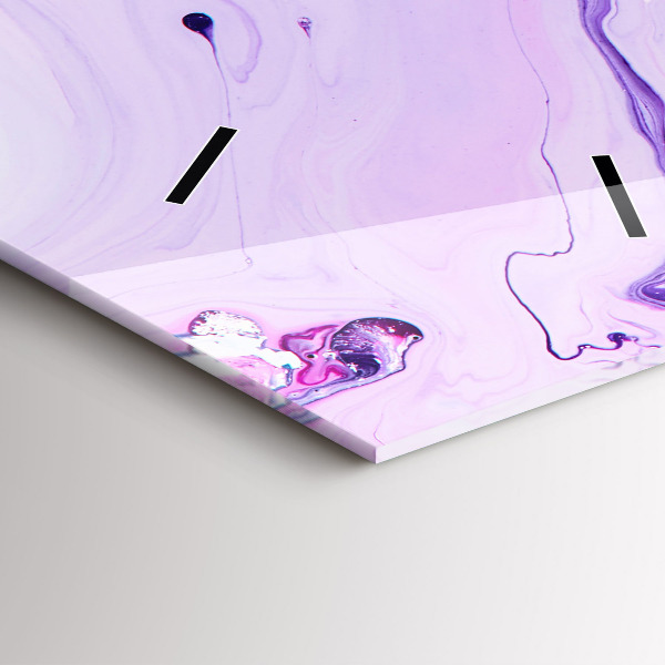 Téglalap alakú üvegóra Színes háttér