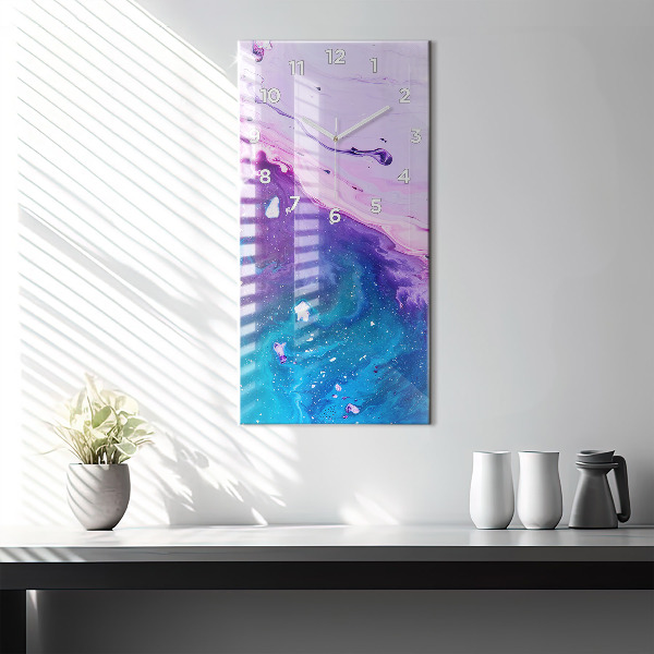 Téglalap alakú üvegóra Színes háttér