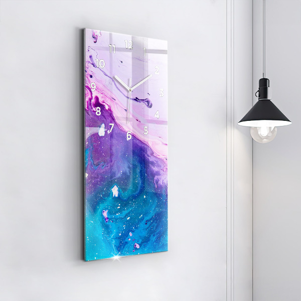 Téglalap alakú üvegóra Színes háttér