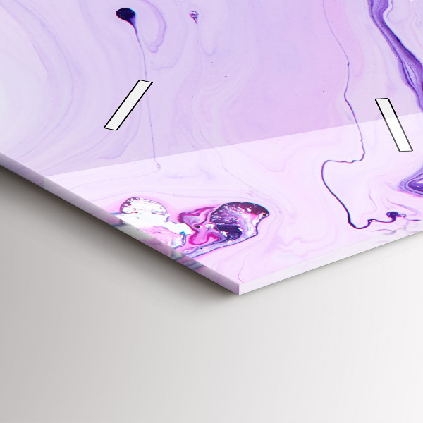 Téglalap alakú üvegóra Színes háttér