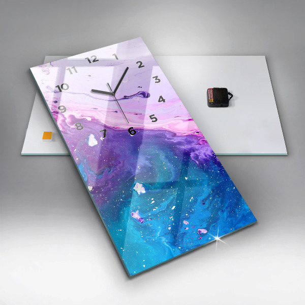 Téglalap alakú üvegóra Színes háttér